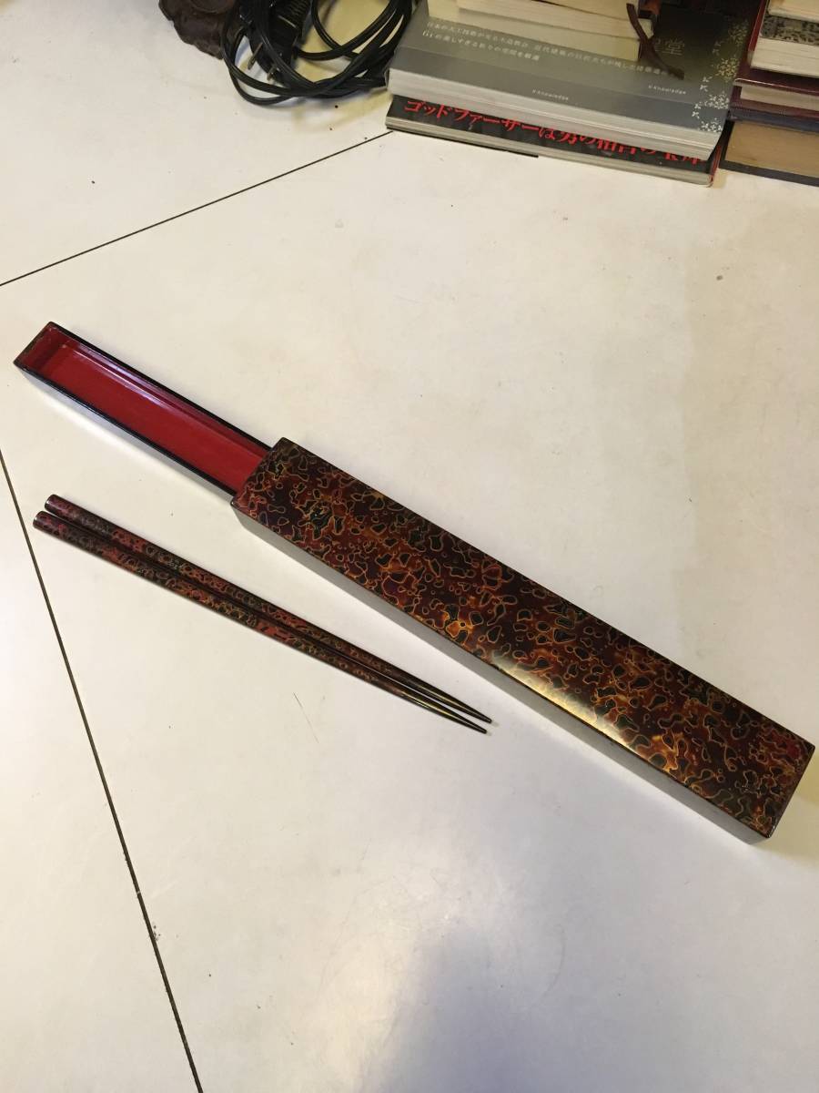 津軽塗箸箱セット 津軽塗菜々子 箸 二膳セット 木箱入り 【公式通販】