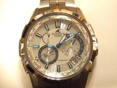 USED】カシオ OCEANUS Manta OCW-S1400PW-7AJF CASIO オシアナス 