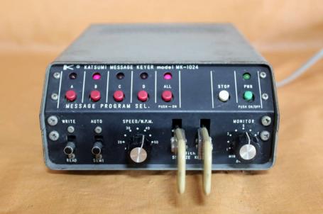 KATSUMI カツミ製 MK-1024 メッセージキーヤー メモリーキーヤー 取説