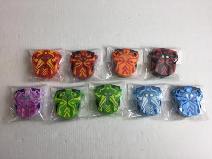 品質保証，100%新品 新甲虫王者ムシキング Vガジェ 9個セット 地 炎&times;2 太陽 磁力 吹雪 風 結晶 氷 050-180408-SY-11-FUR(トレーディングカードゲーム)｜売買されたオークション情報、yahooの商品情報をアーカイブ公 その他