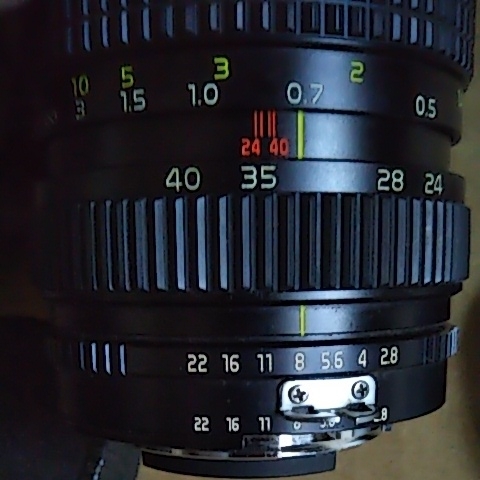 トキナー AT-X 24-40mm F2.8 フィルター径 72mm ニコンai-sマウント