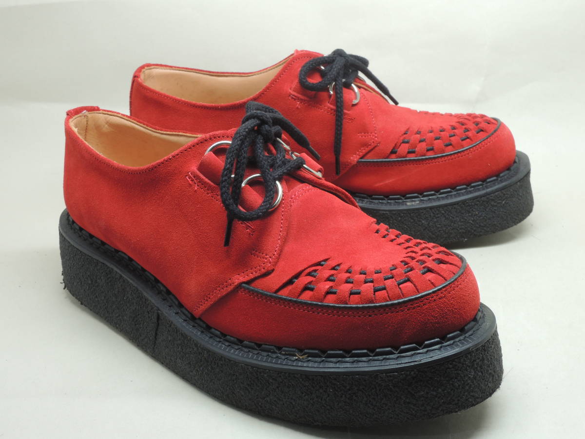 ジョージコックス3588 ギブソン☆スエード☆ラバーソウル UK5 英国製