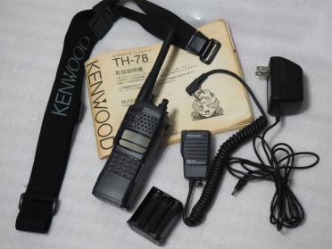 TH-78 KENWOOD デュアルバンド 144⁄430MHz 受信改造済み 無線機