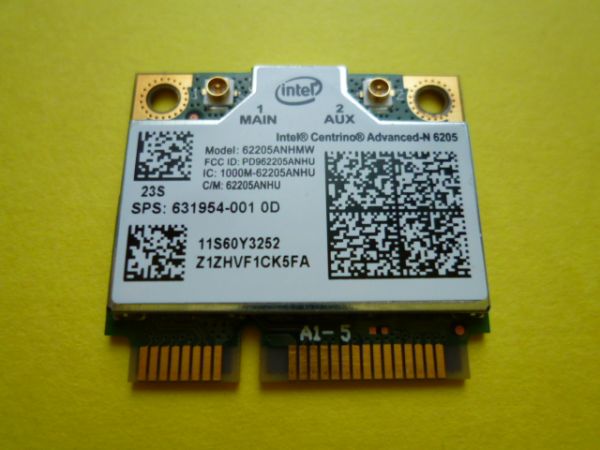 ≪即決≫ThinkPad X220 T420 T520 純正 無線LANカード 60Y3253_1