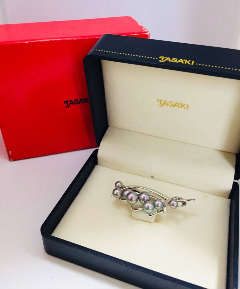 TASAKI クロチョウパール 黒真珠 S刻印 シルバーブローチ 共箱付き(田崎真珠)｜売買されたオークション情報、yahooの商品情報をアーカイブ公開 - オークファン その他