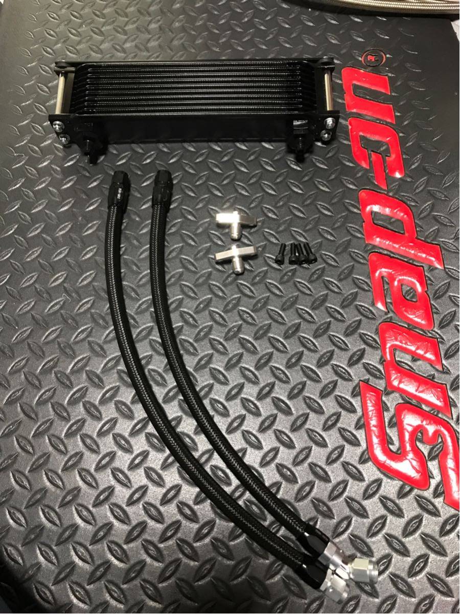 CBX400F CBX550F CBR400F アールズ オイルクーラー 新品 ブラック 9