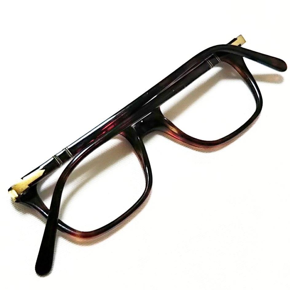 vintage* Italy製 Persol RATTI ペルソール ラッティ ブラウン 鼈甲風  