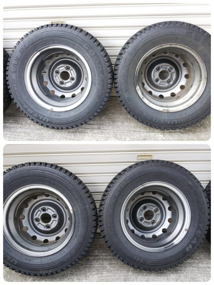 軽バン.軽トラ リフトアップ泥遊び165R13タイヤ&4.5J×13ホイール4本 