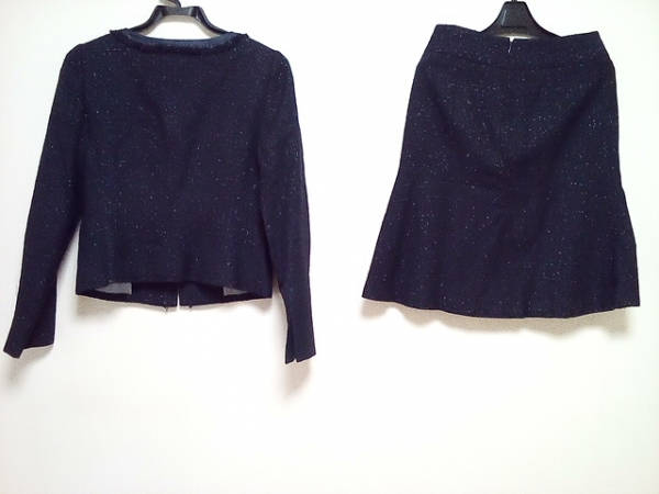 UNTITLED ブラックジャケット スカート スーツ 新品アンタイトル アン