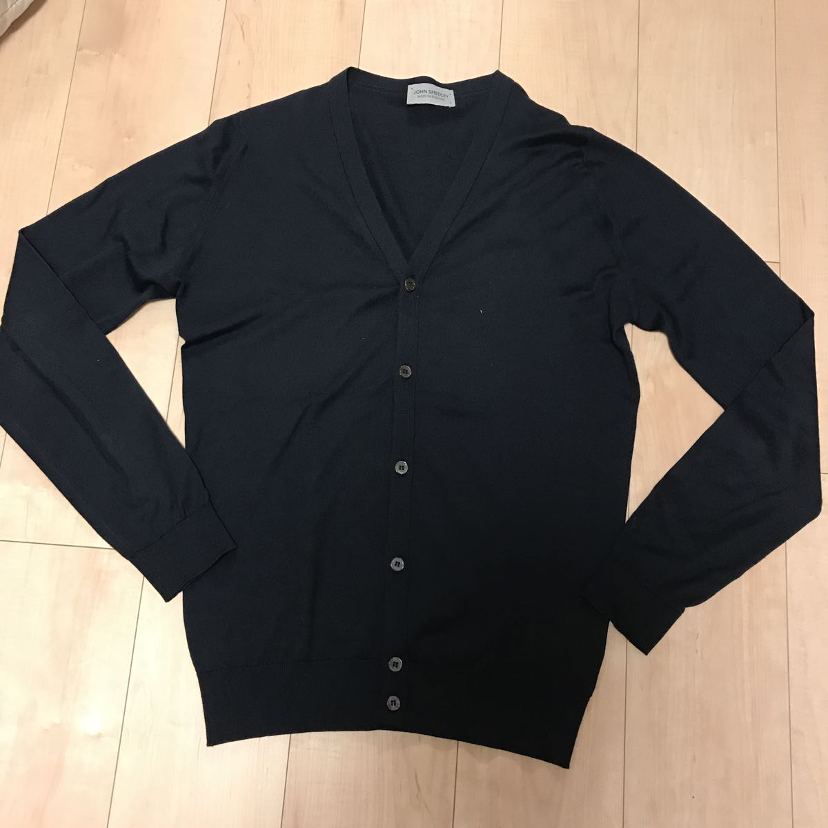 ジョンスメドレー JOHN SMEDLEY JOHNSMEDLEY カーディガン S ネイビー
