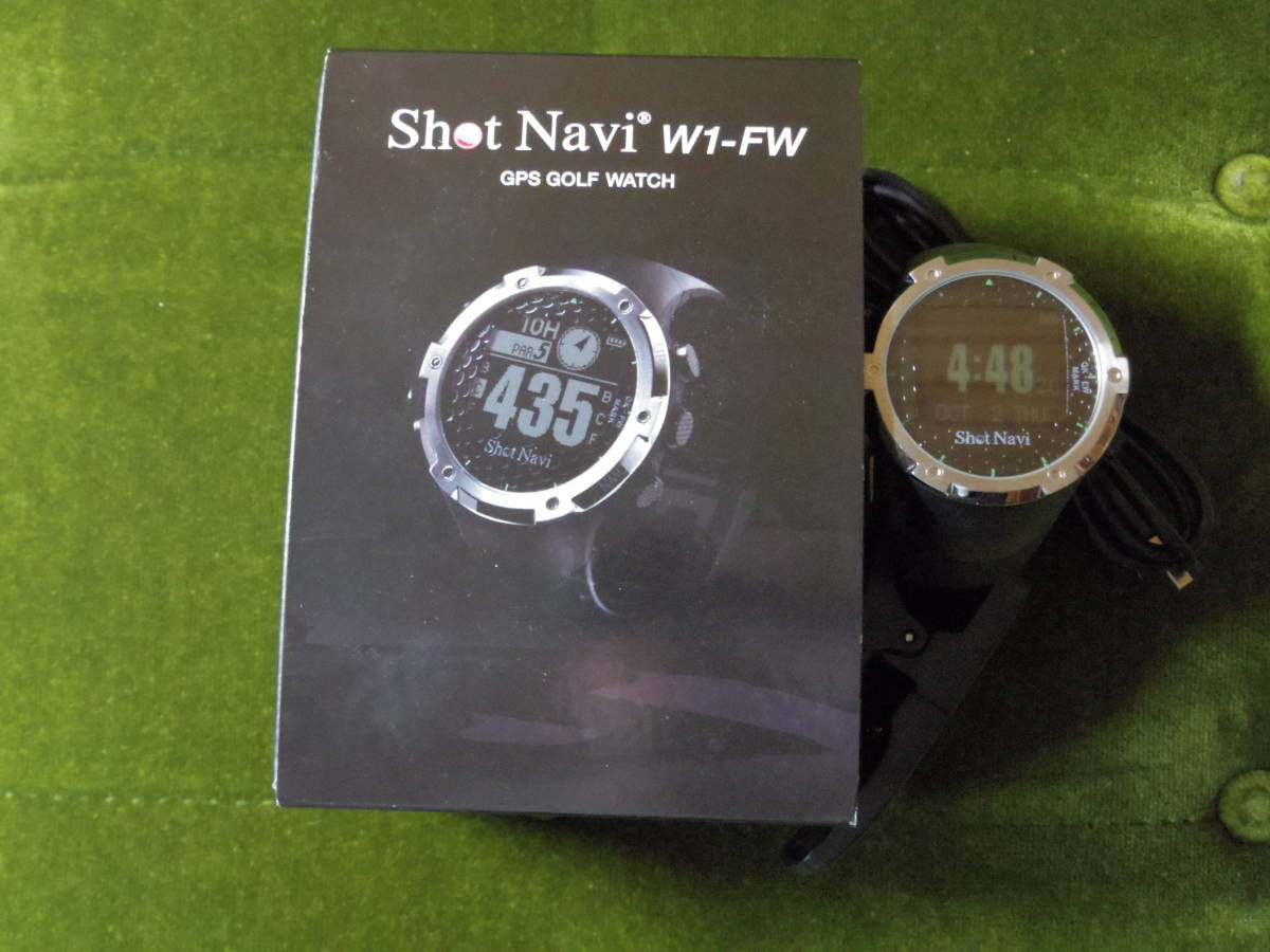 ゴルフ ・送料無料☆美品☆Shot Navi W1-FW GPS GOLF WATCH