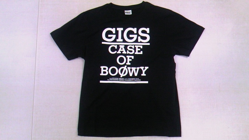 新品未開封　BOOWY GIGS CASE OF BOOWY Tシャツ35周年 新品未開封 BOOWY GIGS CASE OF BOOWY Tシャツ35周年 限定盤に付属する