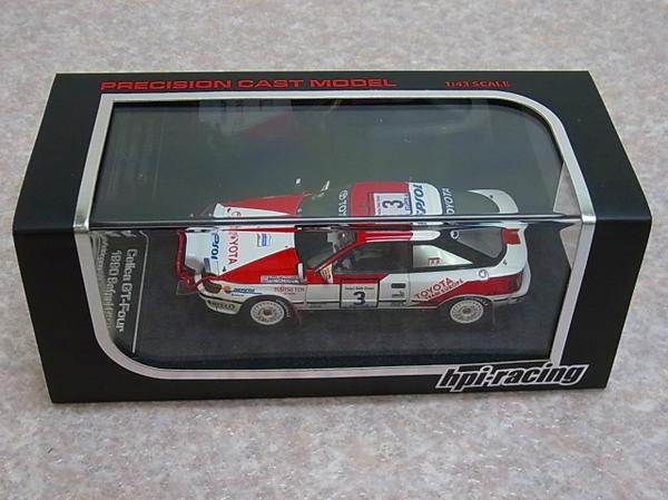 HPI racing MIRAGE 1⁄43 セリカ GT-FOUR メタル ポリッシュ 120台限定