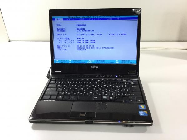 ジャンク!FUJITSU MG/G70○Core i3 M330 2.13G 4G 320G