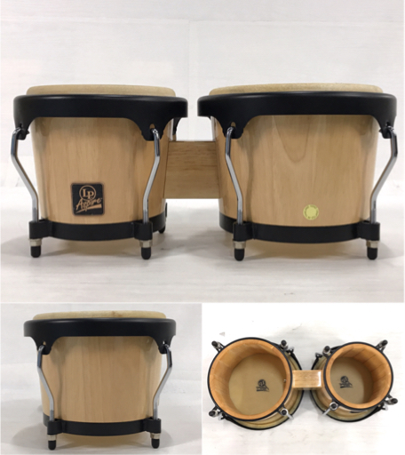 LP Aspire ボンゴ 500-AW 打楽器 ケース付 Aspire LP ボンゴ Kit