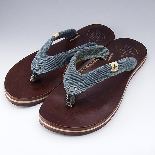 13ss visvim LAMA SANDAL-FOLK INDIGO M 【1円スタート】 LAMA SANDAL