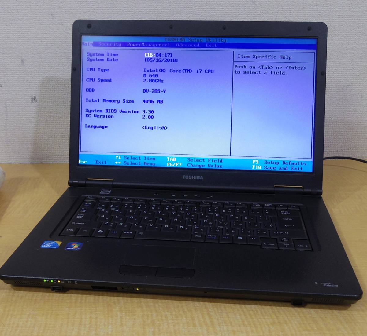 Miss Toshiba Laptops? TOSHIBA dynabook Satellite B550/B Core i7 