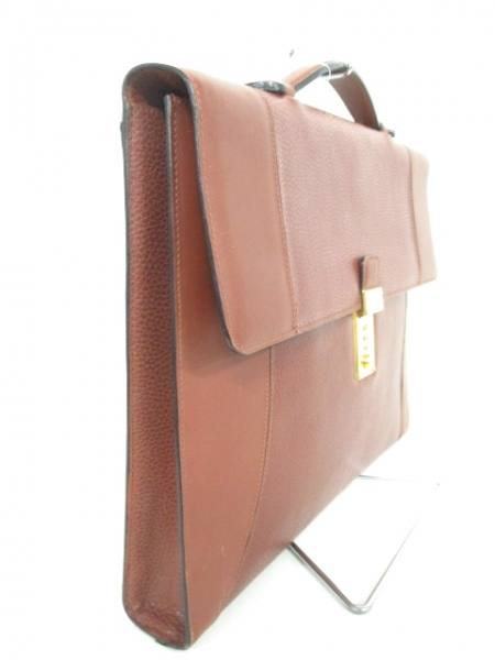 バリー BALLY バッグ ビジネスバッグ レザー ブラウン ダイヤルロックNO（856）