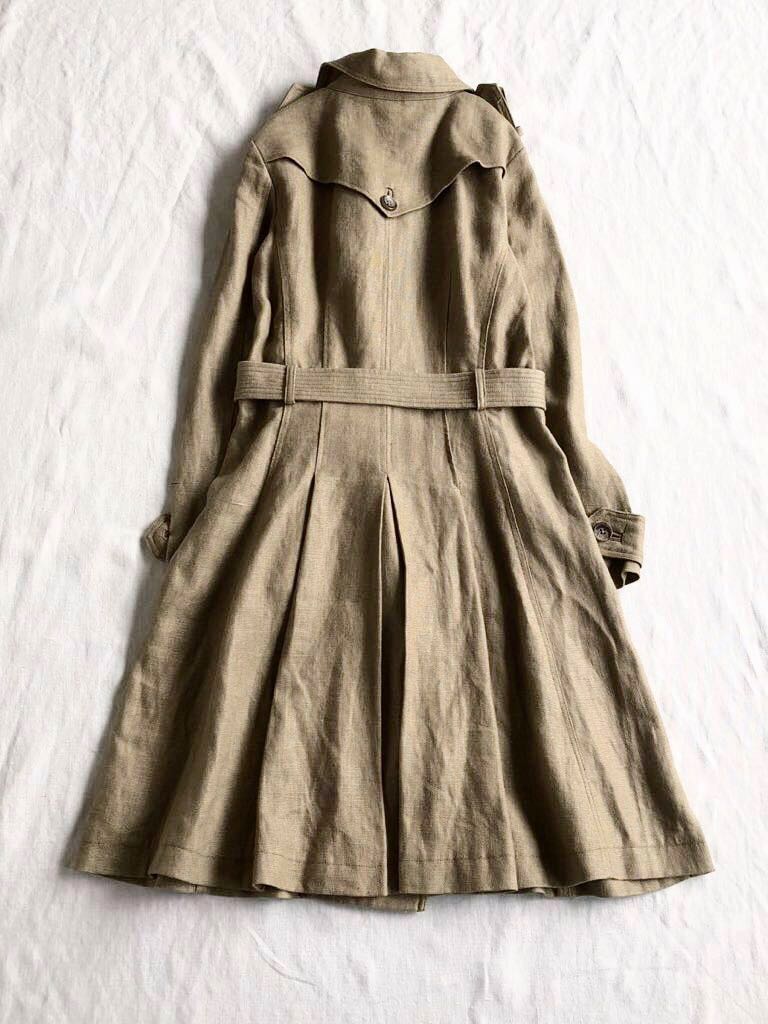 HUG Hag O War ハグオーワー 雅姫さん着用 リネントレンチコート O WaR