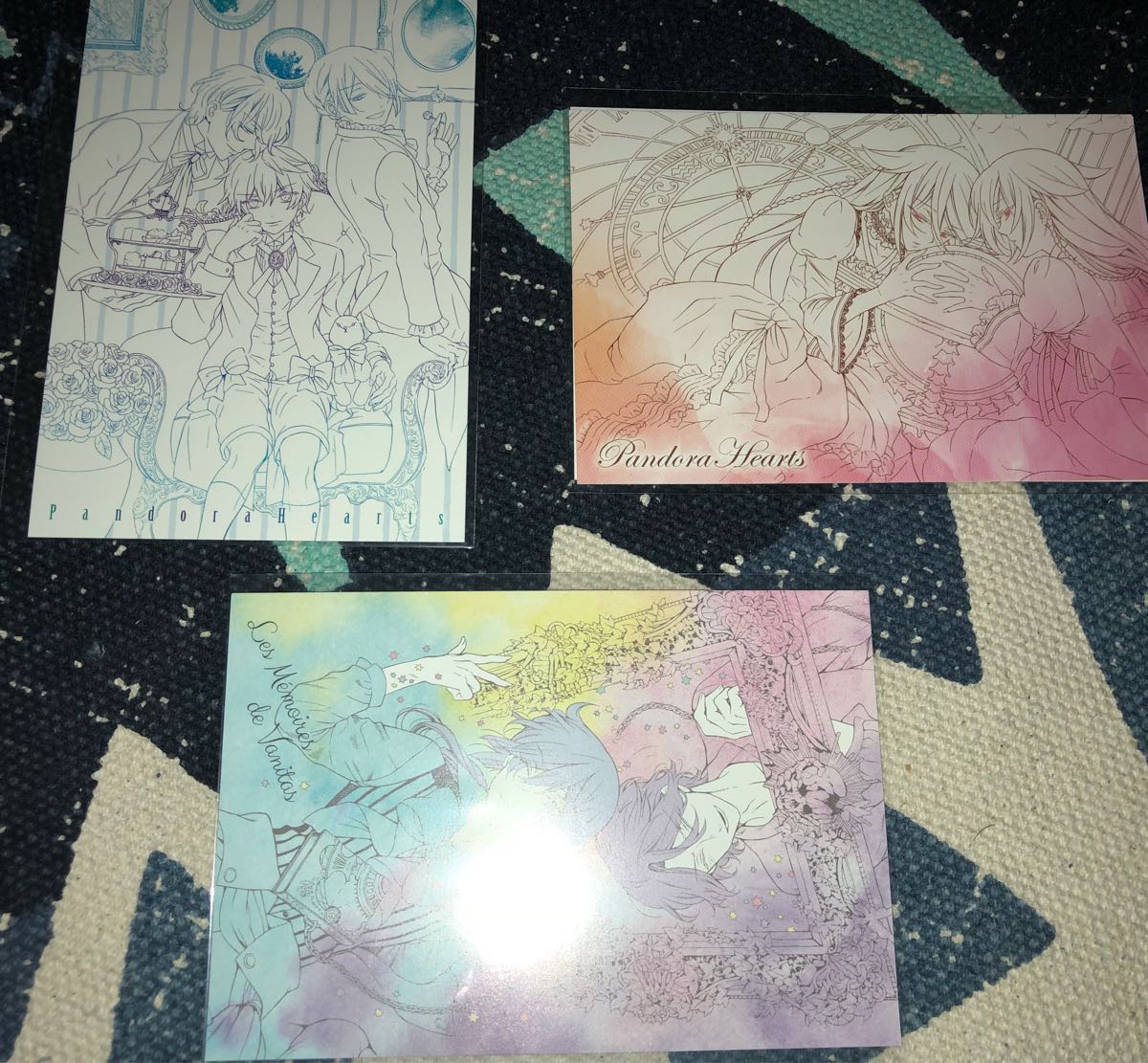 パンドラハーツ ヴァニタスの手記 コラボカフェ イラストカード 3枚セット 第2弾 オズ ブレイク ギル