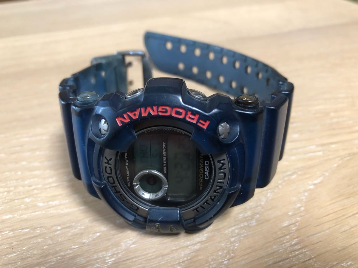 美品・電池切れ】カシオ CASIO Gショック フロッグマン DW-9900-1A