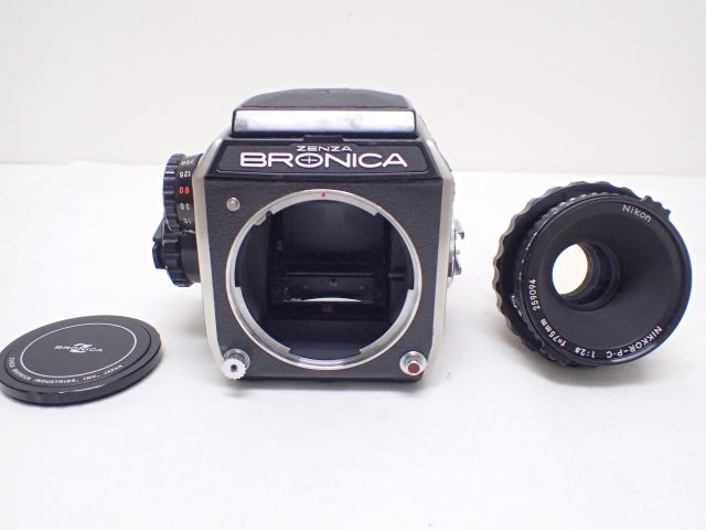 ZENZA BRONICA EC66+NIKKOR-P.C 1:2.8 f=75mm ♪ 52801-1 Zenza Bronica EC