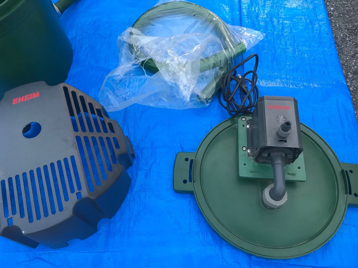 美品 エーハイム 2250 大型外部フィルター バケツ