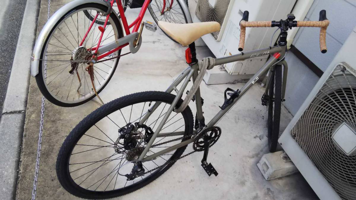 2018　FUJI（フジ）FEATHER　CX+（フェザーCX+） MUD　54ｃｍ シクロクロス おまけあり MKS 三ヶ島 ミカシマ ペダル PDL153 使用感あり