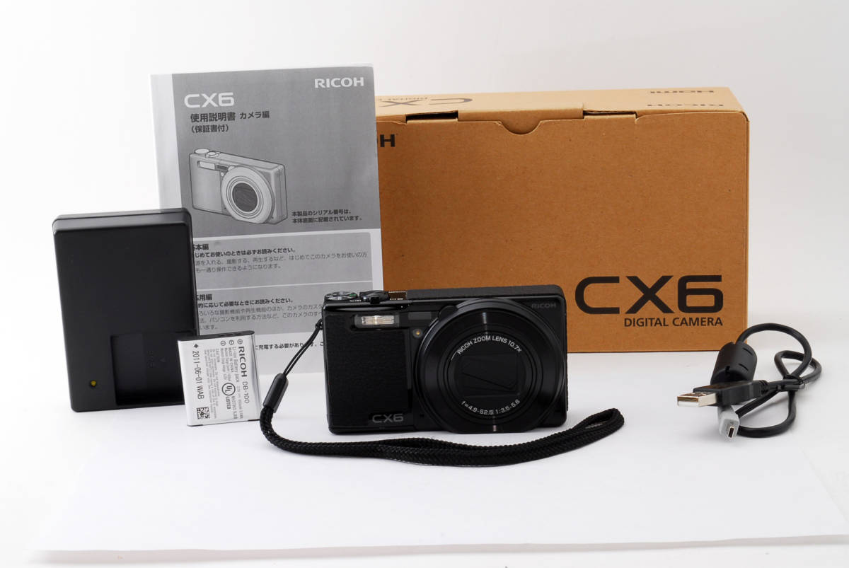 元箱付き 新品級】 Ricoh リコー CX-6 コンパクトデジタルカメラ 