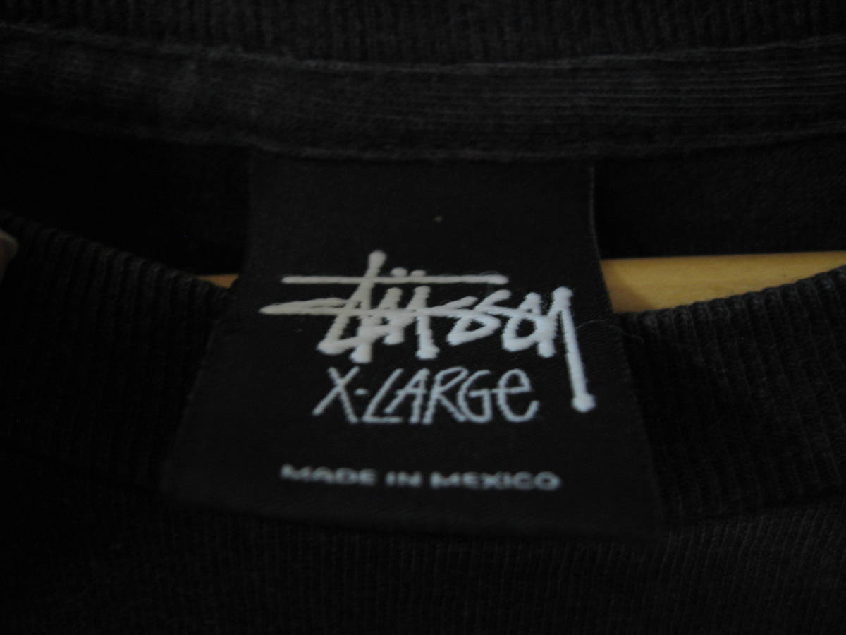 STUSSY MIGHTY CROWN マイティークラウン Tシャツ XLサイズ 黒 