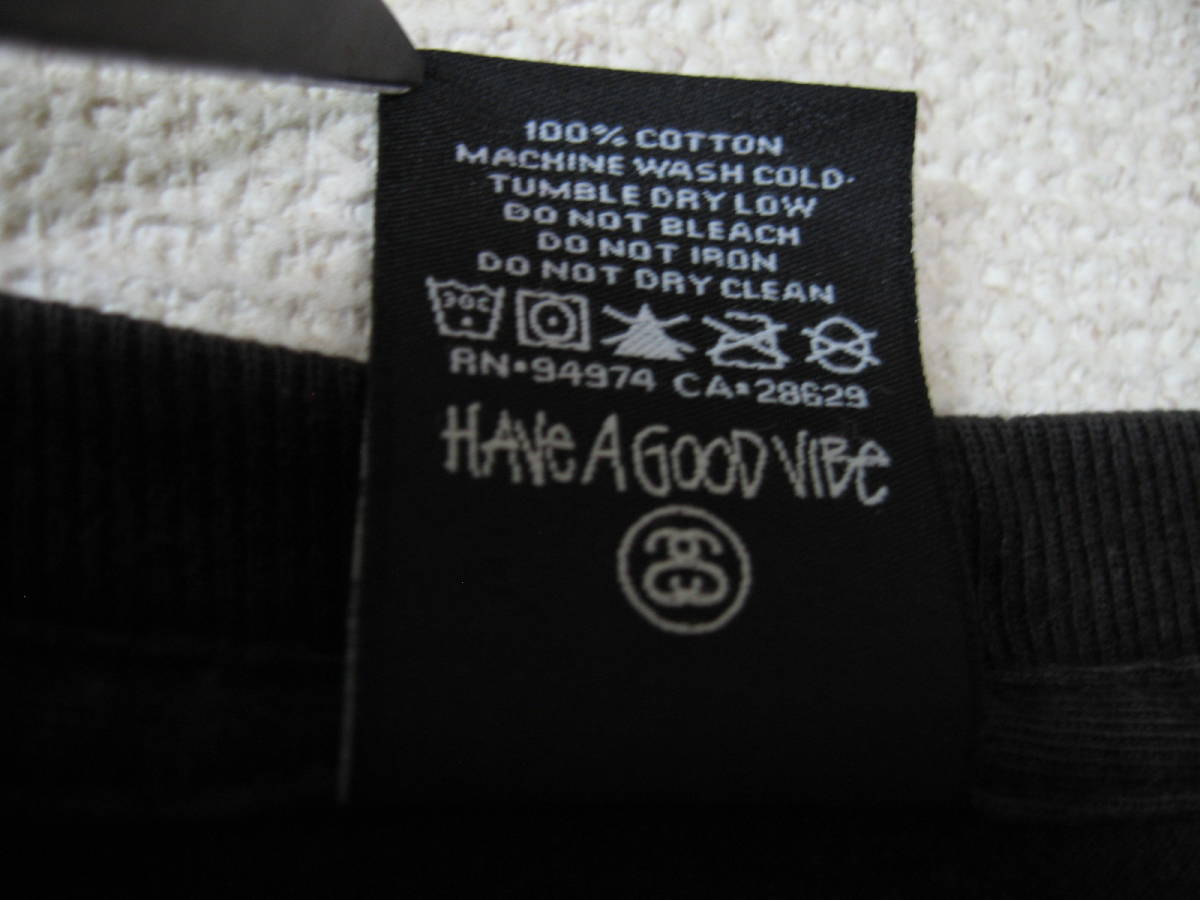 STUSSY MIGHTY CROWN マイティークラウン Tシャツ XLサイズ 黒 