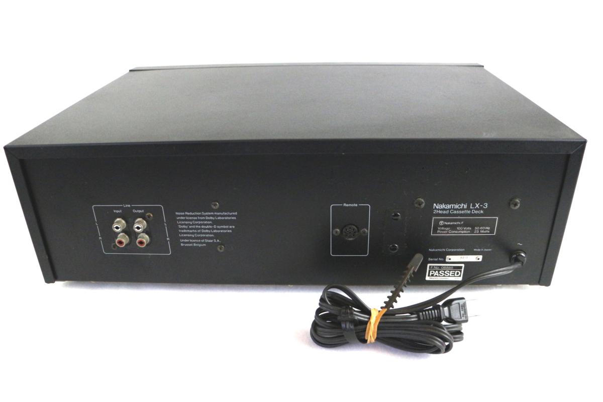 ☆ジャンク品☆カセットデッキ Nakamichi LX-3 ナカミチ 【公式通販】