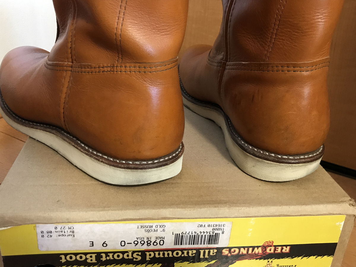 レッドウィング 0 ペコス 9866の通販 ゴールドラセット 美品 -9866 