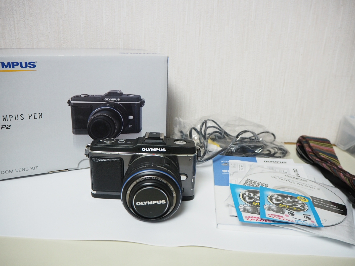 OLYMPUS PEN E-P2 レンズキット 14-42mm ミラーレス一眼 オリンパス 