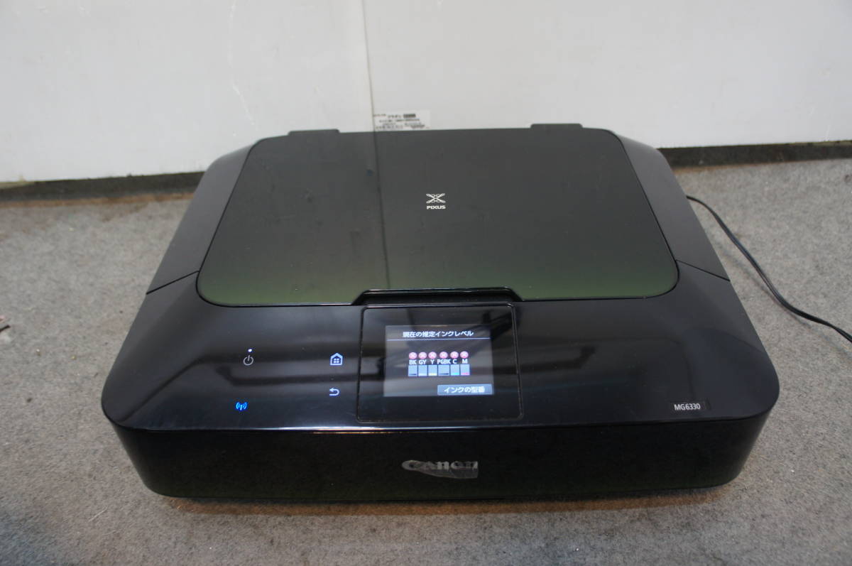 ★【中古】CANON PIXUS MG6330 コピー機能確認済　コピー機　キャノン　インク残量少★ 【ITE227】