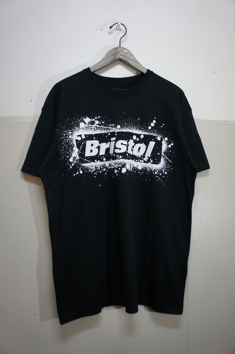 Lサイズ F.C.Real Bristol Tシャツ ブラック 美品16SS FCRB F.C.Real Bristolブリストル STENCIL BOX TEE L BLACK
