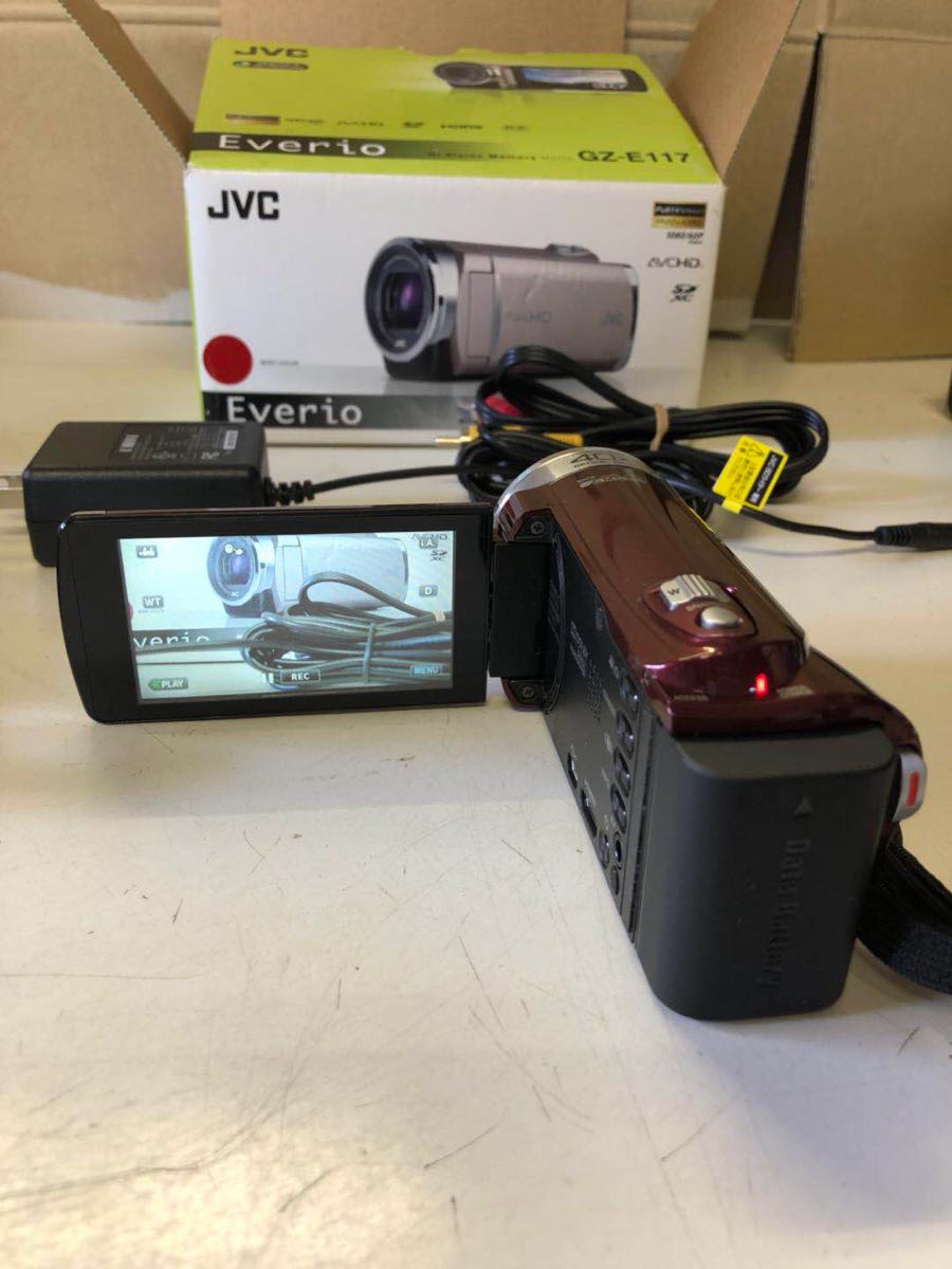 新品，得価 JVC GZ-E117-R(ビクター)｜売買されたオークション情報、yahooの商品情報をアーカイブ公開 - オークファン ビクター
