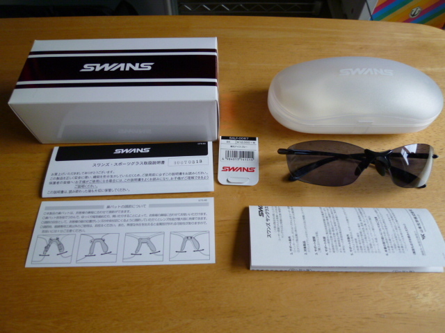 ＳＷＡＮＳ　エアレス・リーフフィット　偏光レンズモデル　中古_1
