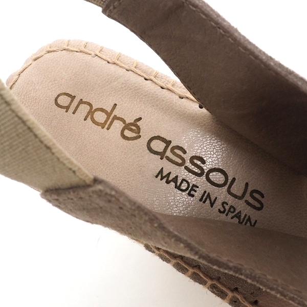 513103Z 新品 andre assous アンドレアスース スペイン製 スエード 