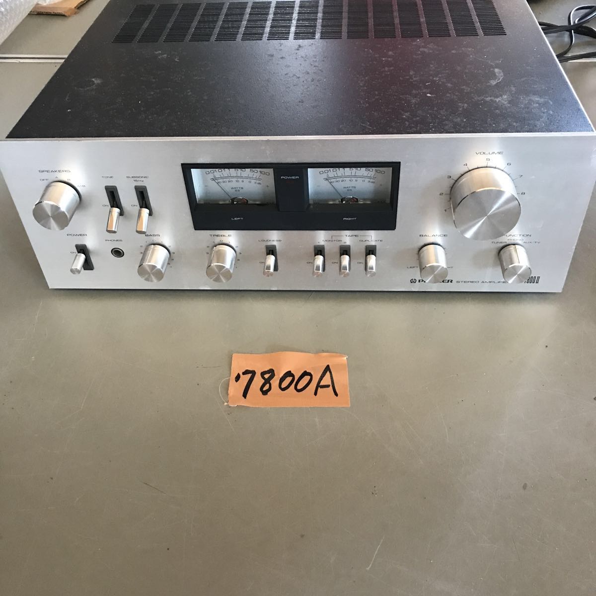 ☆プリメインアンプ パイオニア SA-7800Ⅱ PIONEER中古現状品 【公式通販】