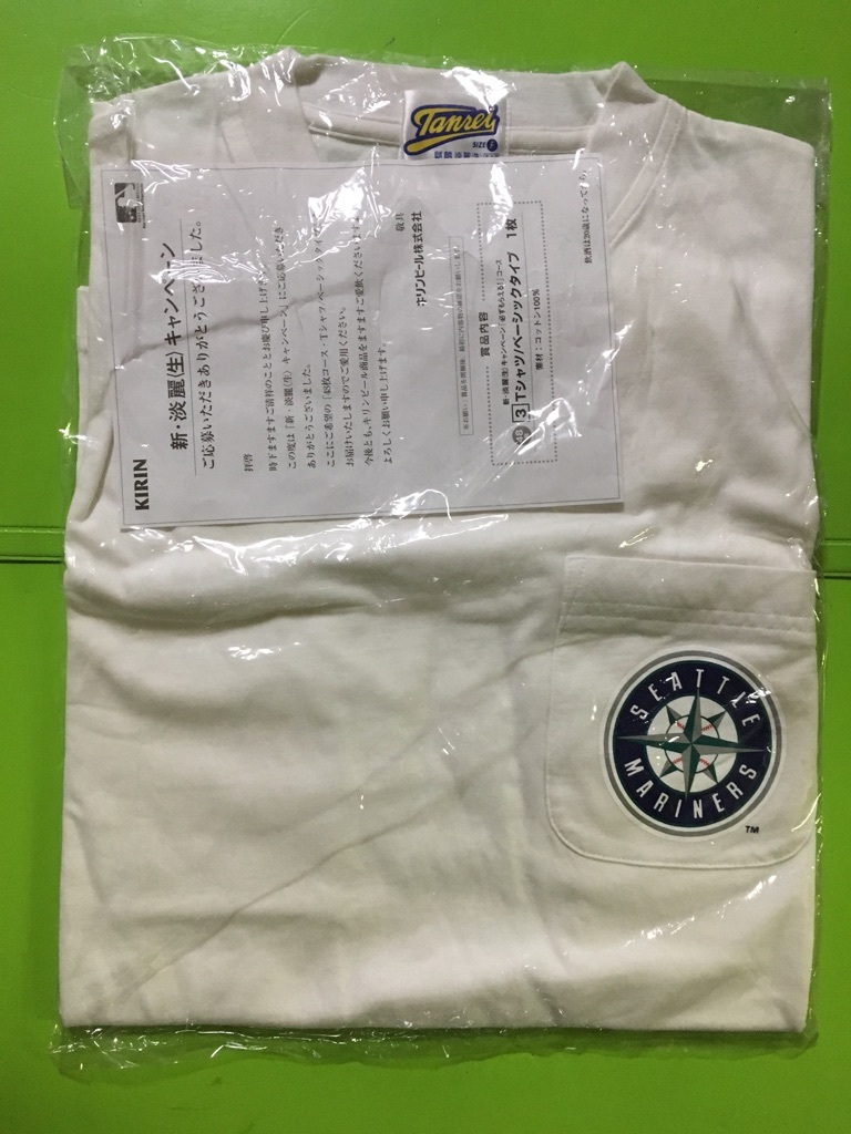 ★【懸賞限定】『キリン麒麟淡麗 Tシャツ MARINERSマリナーズ Fサイズ』未使用品②★_1