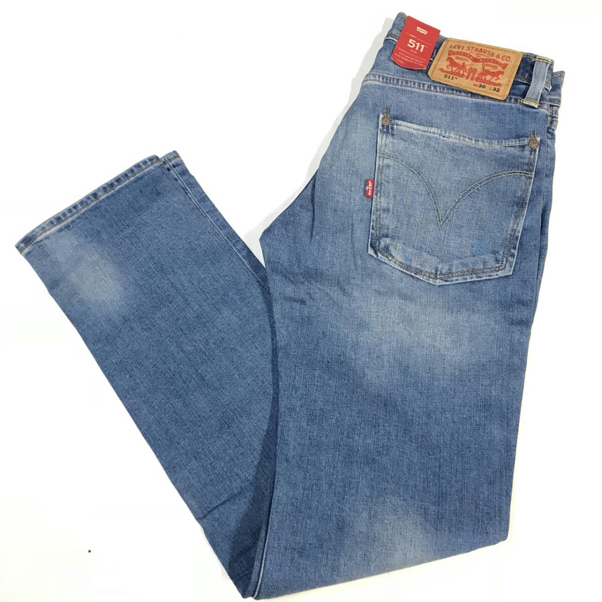 リーバイス511 スリムフィット デニムパンツ ライトインディゴ W32L32 