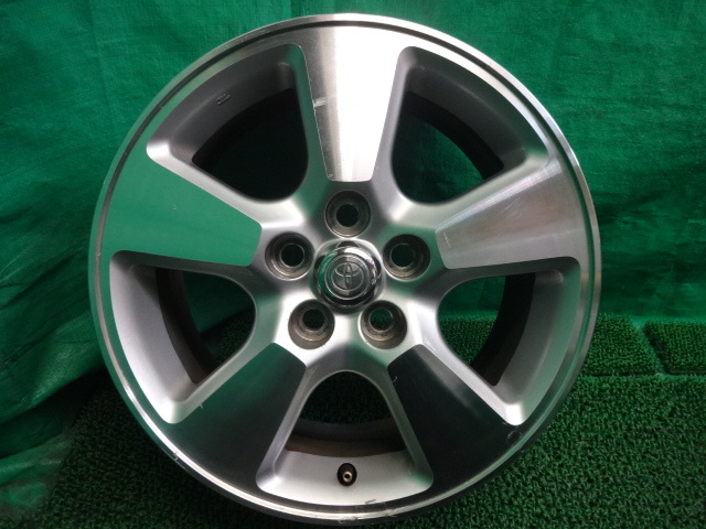 トヨタ純正ウィッシュ○15×6J +45 5H PCD100 中古ホイール4本○イ31