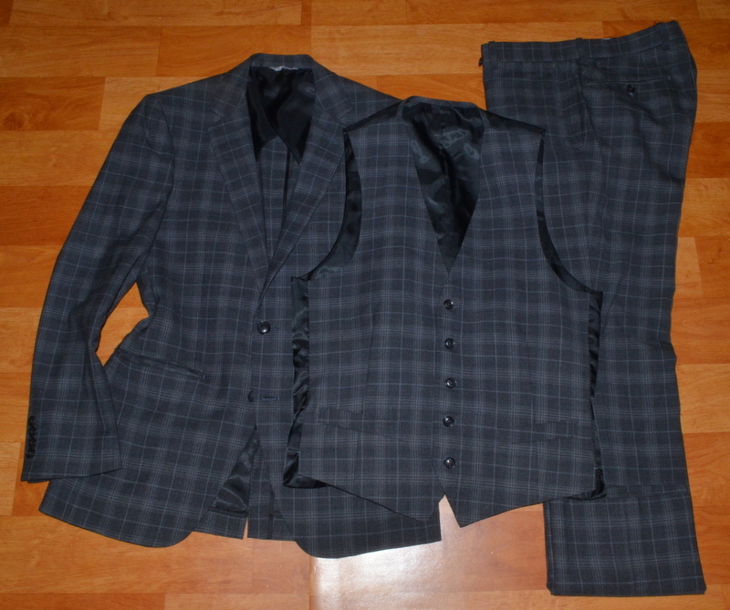 3ピース⭐︎JOHN PEARSE Londonセットアップスーツ グレンチェック 極上】上品なオシャレ際立つ JOHN PEARSE ジョンピアーズ 最高級