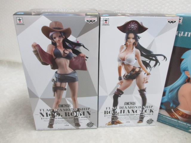 未開封 FLAG DIAMOND SHIP 他 ONE PIECE ナミ，ニコ・ロビン，ボア