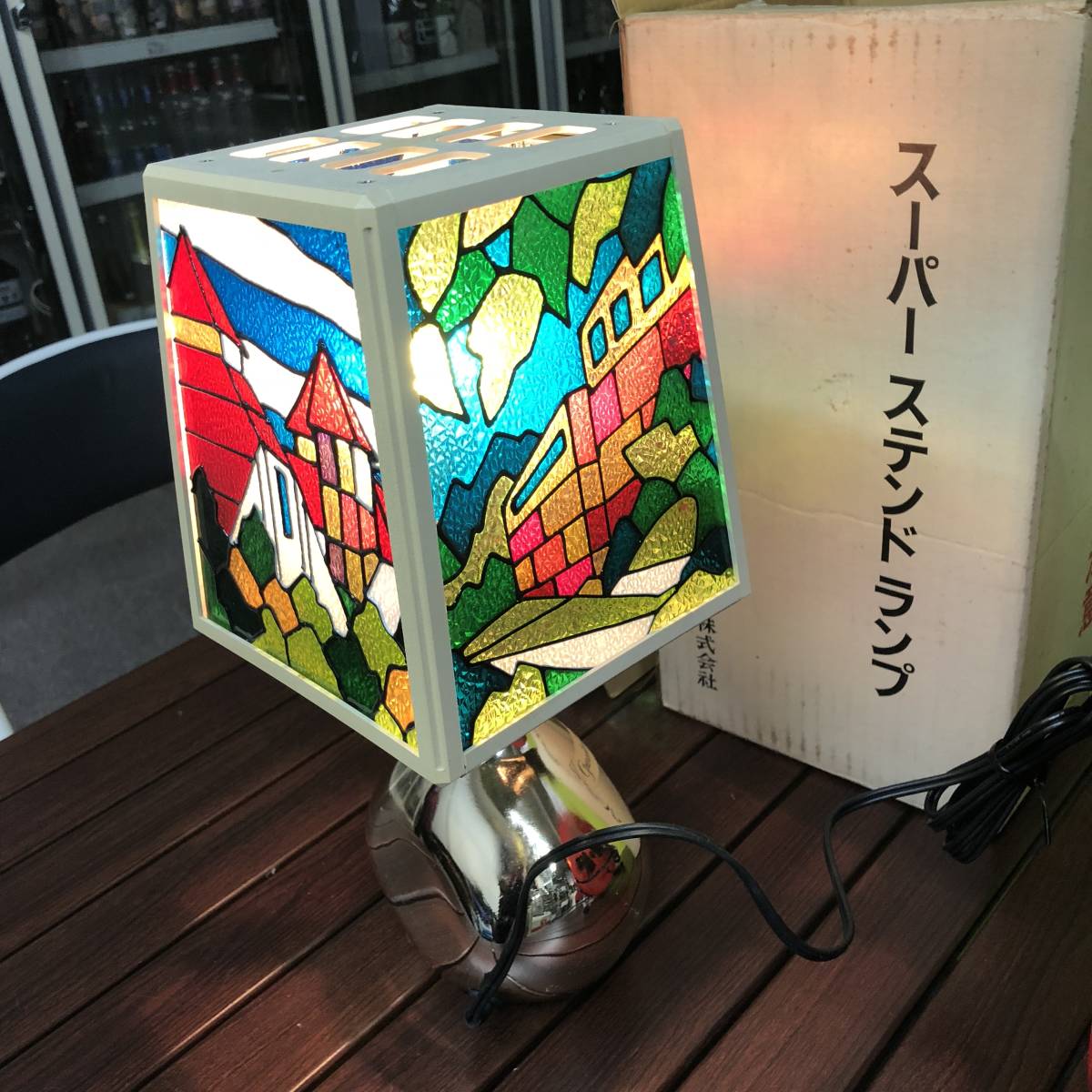 スーパーニッカ スーパーステンドランプ NIKKA スーパーニッカ 昭和