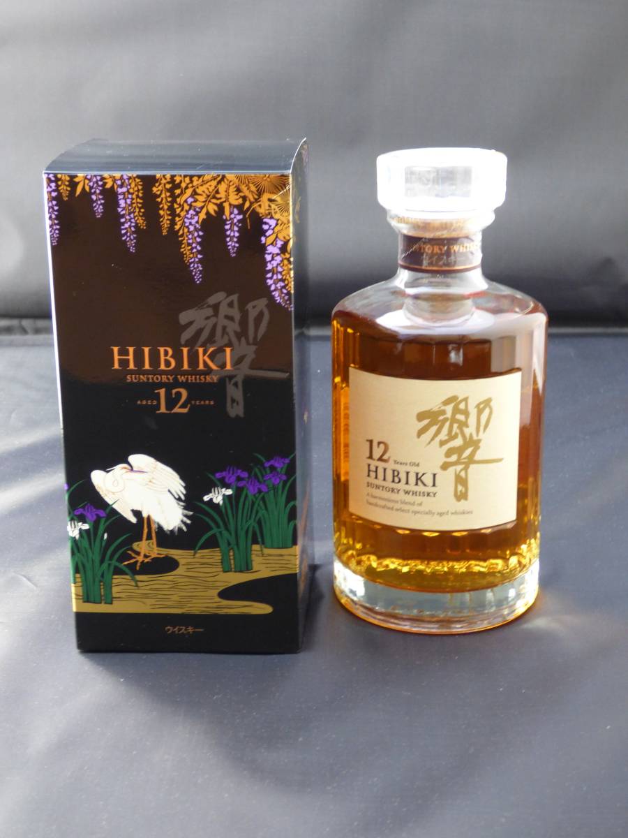 白鷺 12年 500ml 響 意匠カートン 43度 希少響12年 （意匠カートン入）