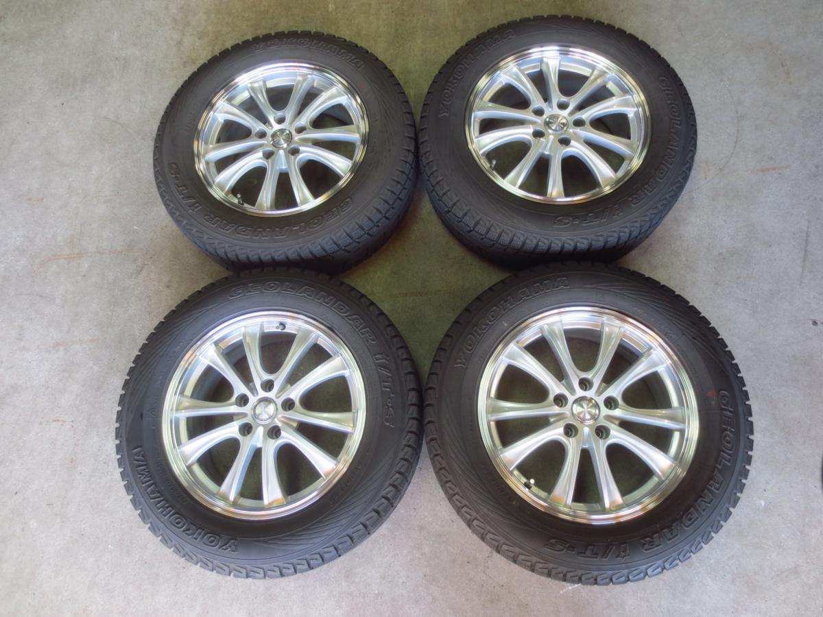 E51エルグランド純正アルミ 215/60R17 スタッドレス YOKOHA アイス