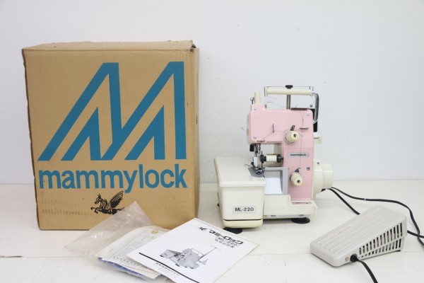ロックミシン マミーロック ML-220 美馬精機 mammylock 中古）美馬精機 