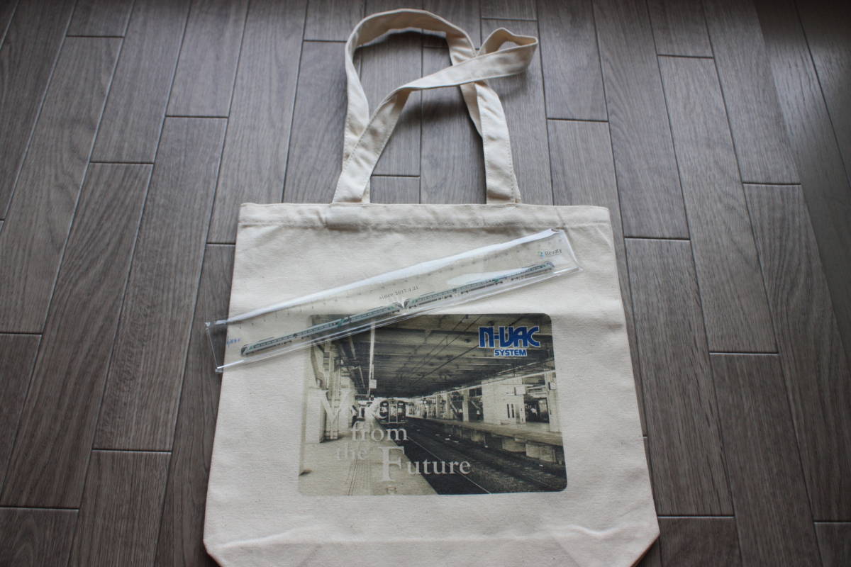 東武鉄道　特急Revaty　リバティの定規とN-VACのトートバッグ　セット_5